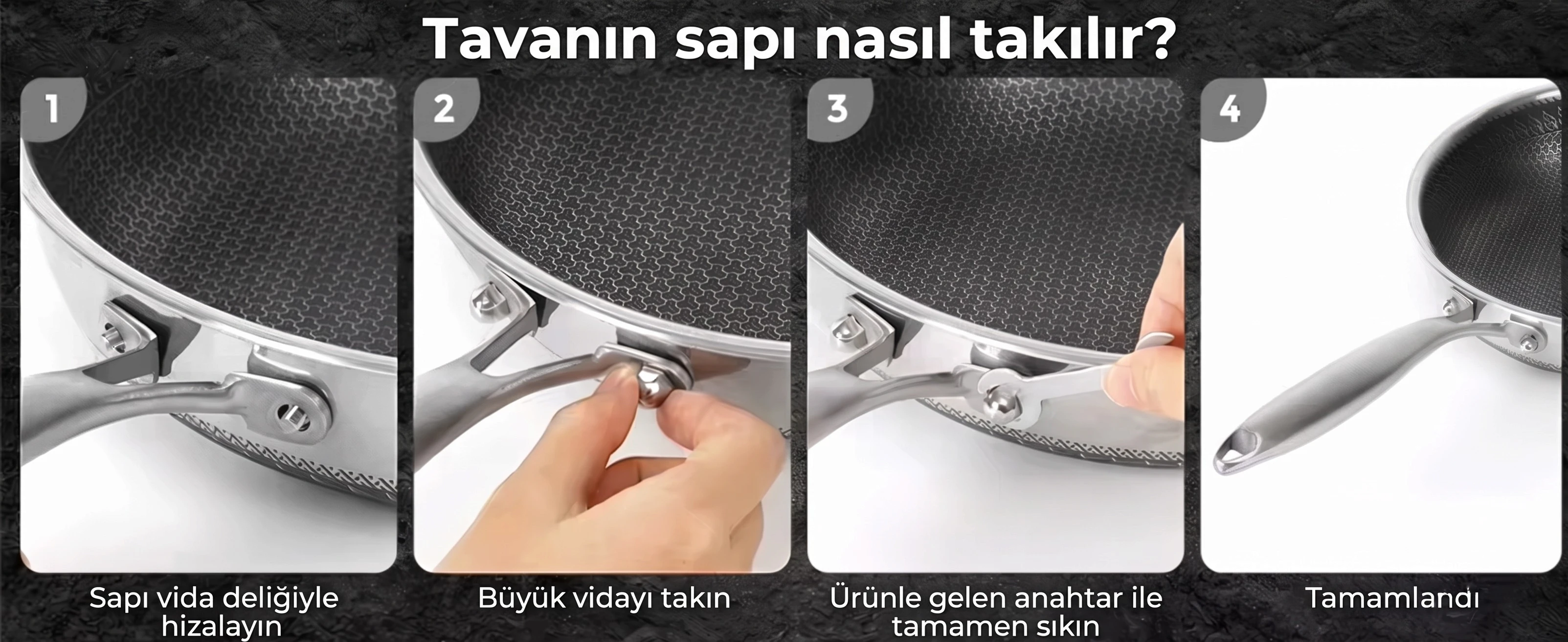 Tava sapı nasıl takılır?