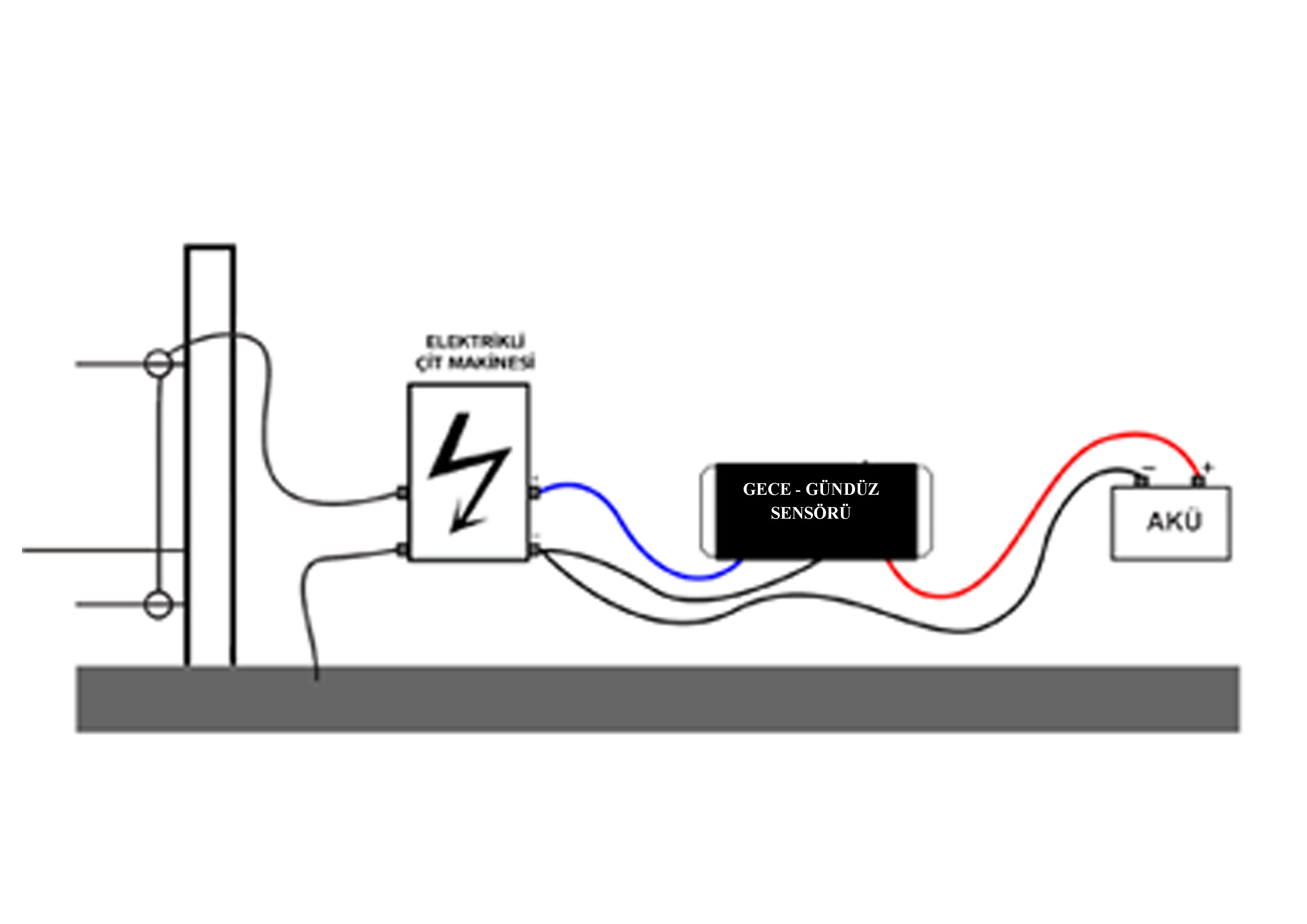 Universal Elektrikli Çit Gece Gündüz Sensörü Universal Elektrikli Çit Gece Gündüz Sensörü