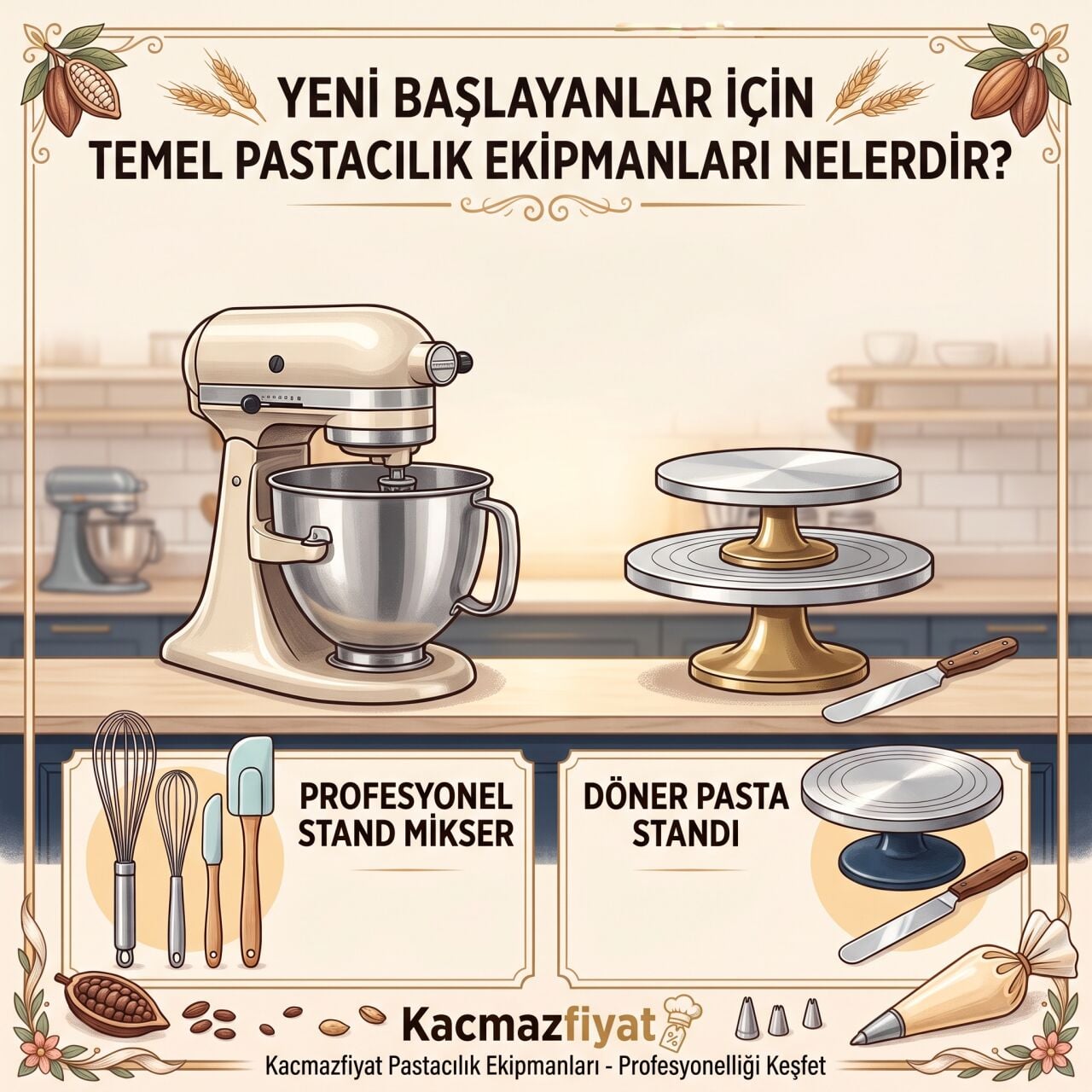 Yeni Başlayanlar İçin Temel Pastacılık Malzemeleri Nelerdir?