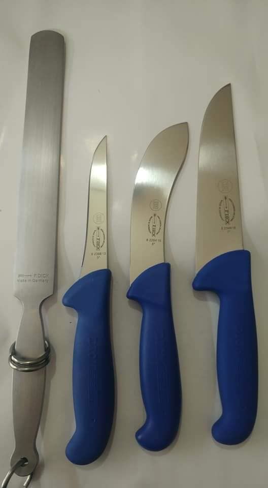 F.Dick Sıyırma + Deri Yüzme + Kelle Bıçağı + Balkan Masat Kurban Bıçak Seti ( 1434 , 2348.18, 2264.15, 2368.13)