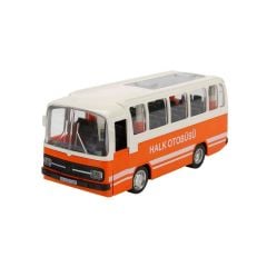 Maxx Wheels Sesli ve Işıklı Nostaljik Halk Otobüsü 15 cm. 1 Adet Fiyatıdır
