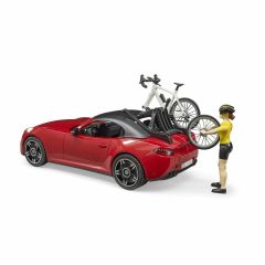 BR03485 Roadster Araba Bisiklet ve Sürücüsü