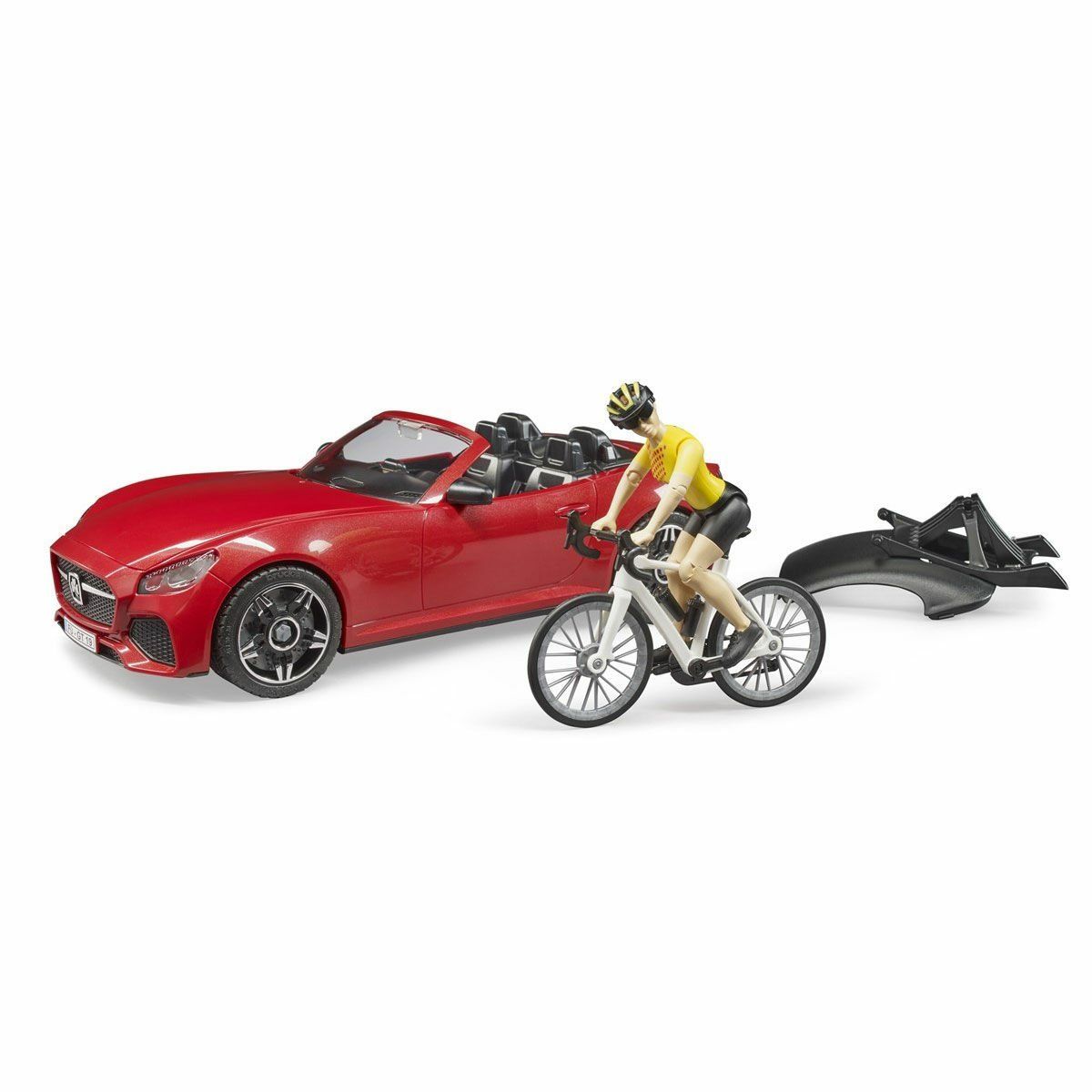 BR03485 Roadster Araba Bisiklet ve Sürücüsü