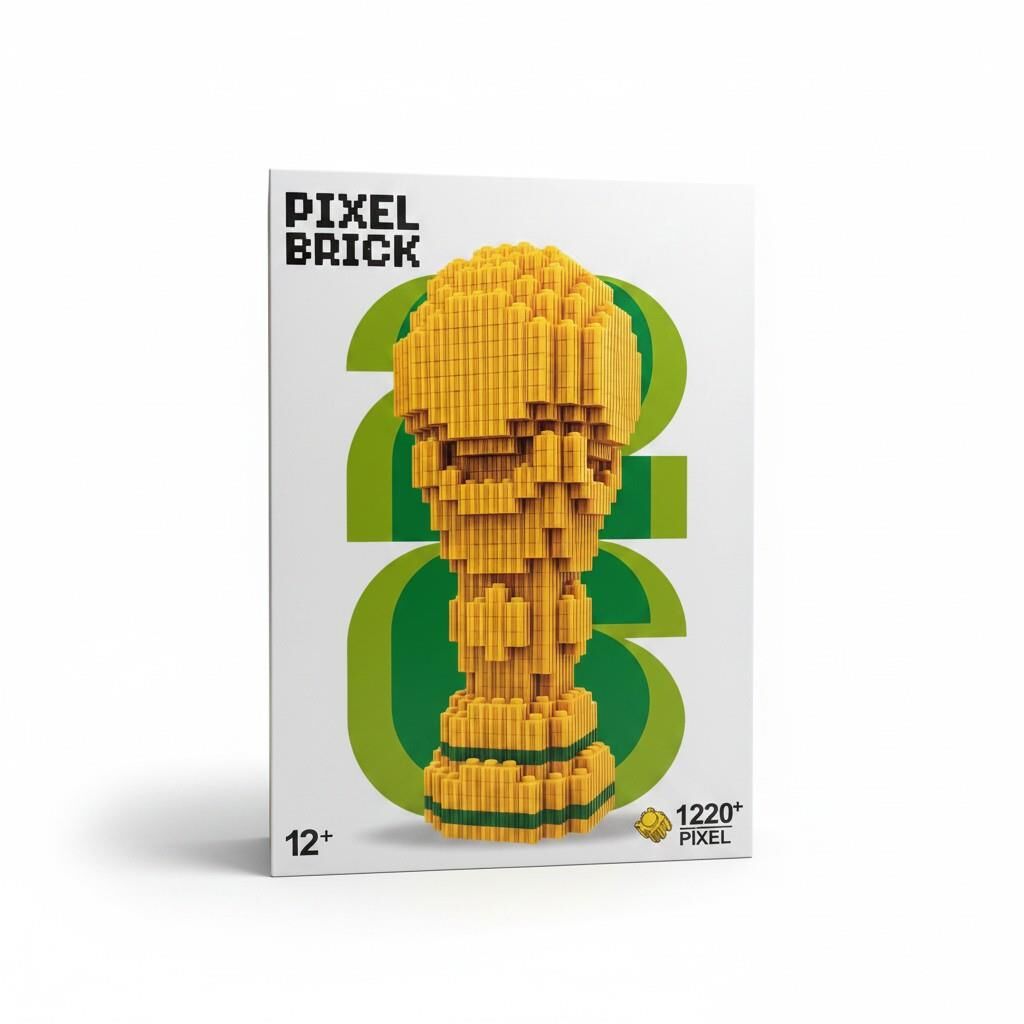 Piksel Tuğla PB-01 15658104 Dünya Kupası Pixel Brick-Alt 1200 Parça