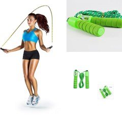BUFFER® Evde Spor İçin Sayaçlı İp Atlama Egzersiz Halatı