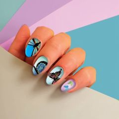 18898 Crazy Chic - Tak ve Git Tırnaklar - Kelebek