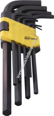Bulmax 9pcs Orta Allen Set Bmx-1451 (6 Adet Gönderilir)