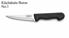 Küçükata Bursa No:1 Kemiksiz Bıçak Kemik Sıyırma Bıçağı (Çelik Boy 13,5 cm)