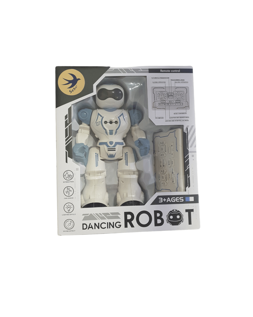 KIZILÖTESİ U/K PROGRALANABİLİR AKILLI ROBOT