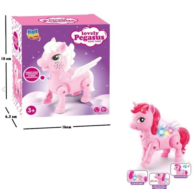 2570 YÜRÜYEN PİLLİ AT PEMBE -KYM