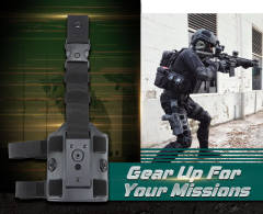 Cytac P320 Sig P320 için R-Defender Serisi Kılıf Polimer Kılıf + Bacak Aparatı