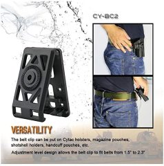 Cytac P320 Sig P320 için R-Defender Serisi Kılıf Polimer Kılıf + Kemer Tokası