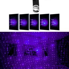 BUFFER® Mavi Ayak Altı Tavan Led Araç içi Aydınlatma Oto Araba İç Disko Ayarlanabilir USB Lamba Işık