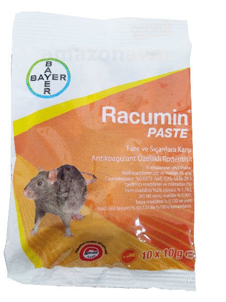 Bayer Racumin Pasta 100gr Fare Zehiri