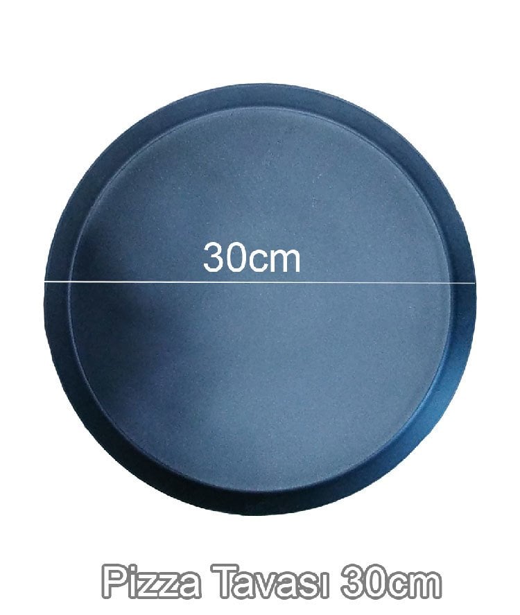Alüminyum Pizza Tavası Tepsisi 30cm Teflon
