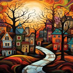 20076 PUZZLE 500 HOUSES