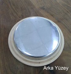 Alüminyum Pizza Tavası Tepsisi 24cm Teflon