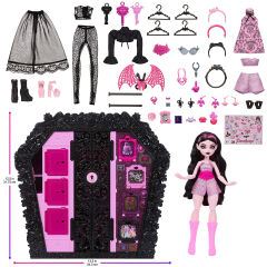 JMG63 Monster High Draculauranın Muhteşem Havalı Dolabı
