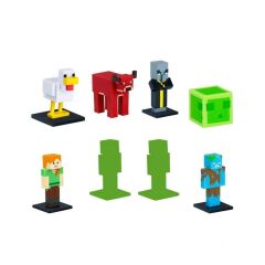 PMI/MC22270 MİNECRAFT 3D TOPPEEZ 8Lİ DELUXE FİGÜR SETİ SERİ 2 ASORTİ