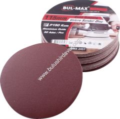 Bulmax 115 Mm 150 Kum Zımpara Bmx-2457 (100 Adet Gönderilir)