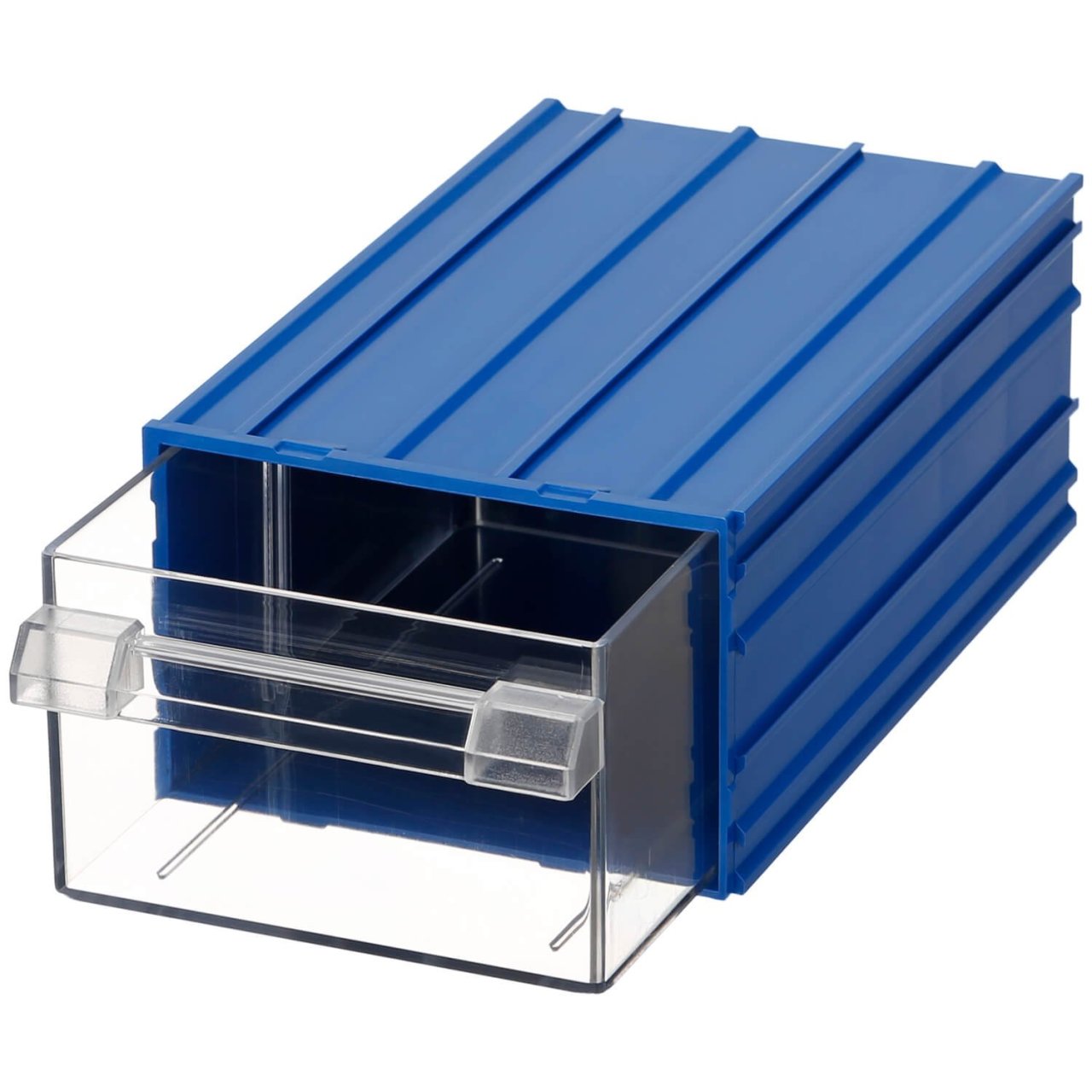 Mano Plastik Çekmeceli Mavi Kutu MK-40  124 mm x 196 mm x 80 mm (32'li Paket Halinde Satılır)