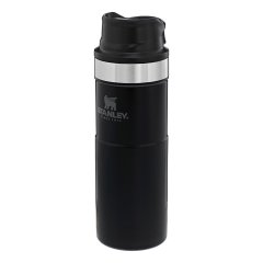 Stanley 0.47L Classic Trigger-Action Travel Mug - Matte Black