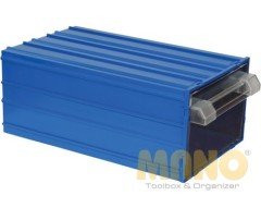 Mano Plastik Çekmeceli Mavi Kutu MK-50  140mm x 230mm x 98mm  (32'li Paket Halinde Satılır)
