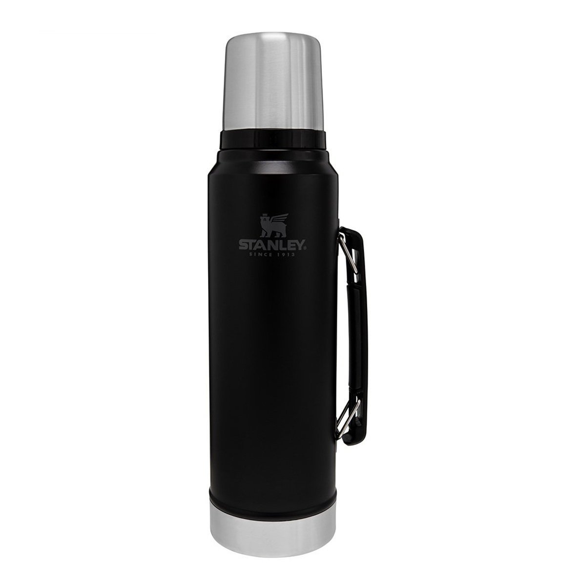 Stanley 1L Classic Legendary Bottle Matte Black - Efsane Stanley Termos Siyah