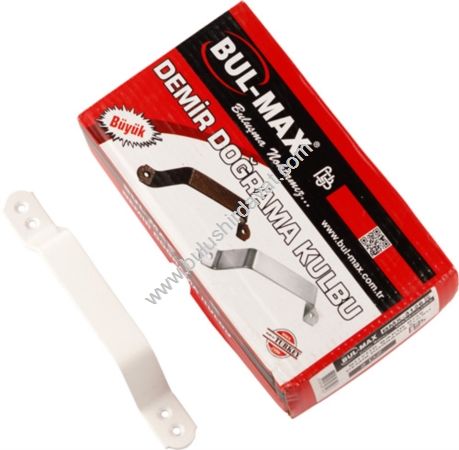 Bulmax Buyuk Beyaz Demır Dograma Kulbu Bmx-3123 (12 Adet Gönderilir)