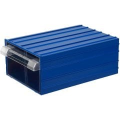 Mano Plastik Çekmeceli Mavi Kutu MK-55  212mm x 302mm x 126mm (12'li Paket Halinde Satılır)
