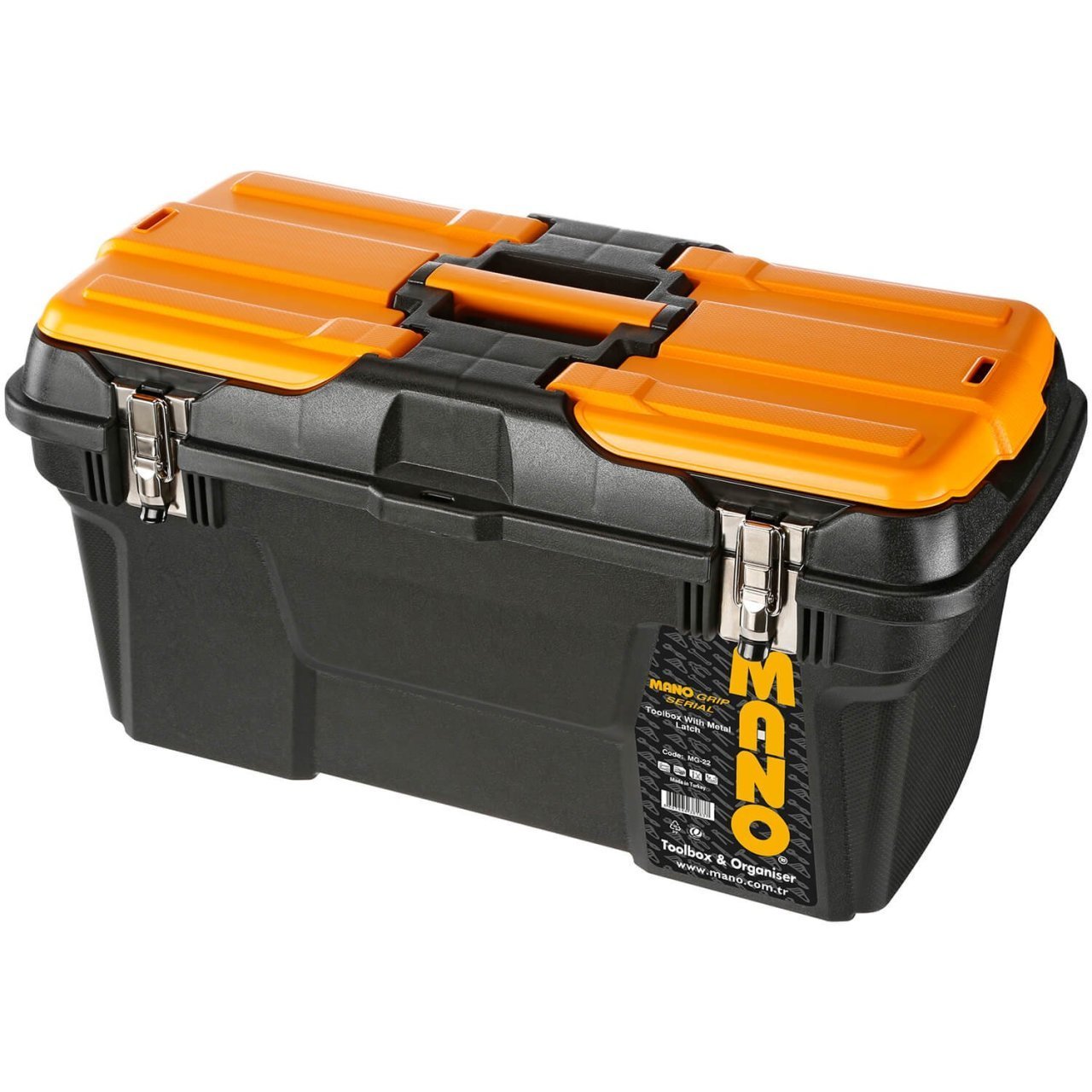 Mano Grip Metal Kilitli Takım Çantası MG-22  582mm x 310mm x 234mm