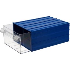 Mano Plastik Çekmeceli Mavi Kutu MK-60 260 mm x 340 mm x 150 mm (6'lı Paket Halinde Satılır)