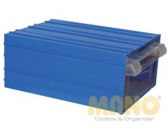 Mano Plastik Çekmeceli Mavi Kutu MK-60 260 mm x 340 mm x 150 mm (6'lı Paket Halinde Satılır)