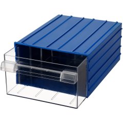 Mano Plastik Çekmeceli Mavi Kutu MK-60 260 mm x 340 mm x 150 mm (6'lı Paket Halinde Satılır)