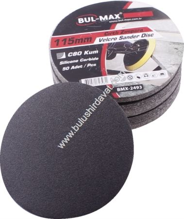 115mm Zırkonyum 60 Kum Zımpara Bmx-2492 (100 Adet Gönderilir)