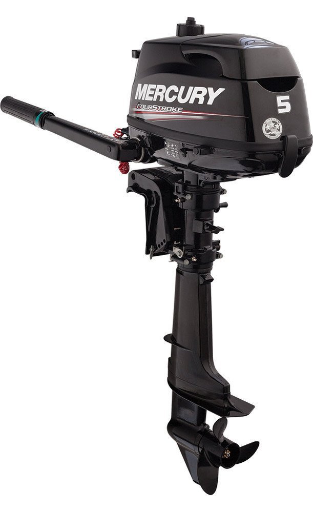 Mercury 5 HP Dört Zamanlı Kısa Şaft Manuel Deniz Motoru