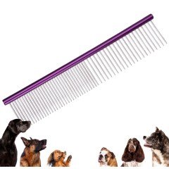 BUFFER® Pratik Plastik Kedi Köpek Temizlik Bakım Yıkama Aleti Fırçası Ve Köpek Tüyü Tarağı Seti