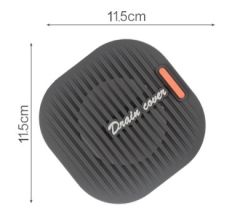 Süzgeçli Lavabo Gider Koruyucu Mat Gri