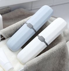 Seyahat Tipi Diş Fırçası ve Makyaj Fırçası Kabı 3 Renk