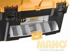 Mano Düz Kapaklı Çekmeceli Takım Çantası RS-17   432mm x 250mm x 238mm