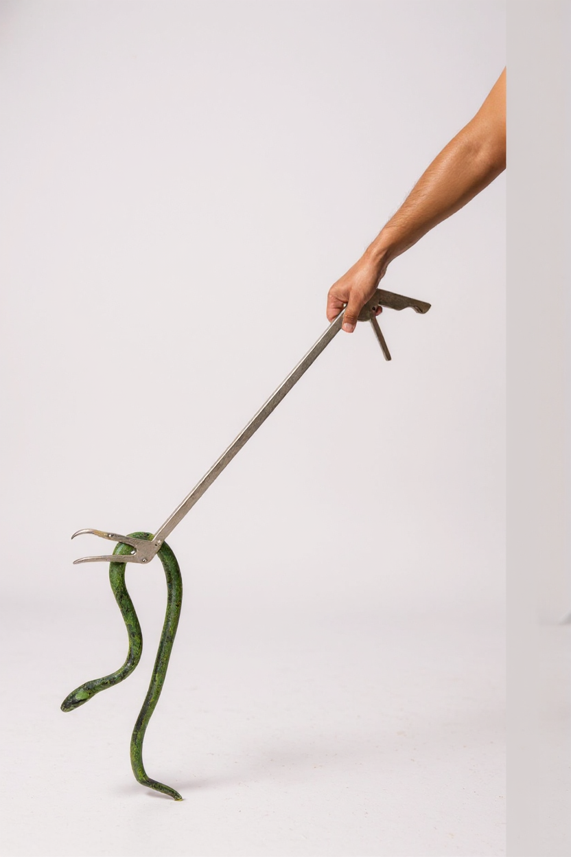 Yılan Yakalama Çubuğu Tutma Maşası 120 cm