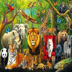 31504 FOREST ANIMALS 100 PARÇA PUZZLE