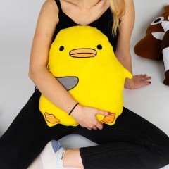 BUFFER® Sevimli Yumuşak Elyaf Sarı Belalı  Peluş Civciv Oyuncak Bebek Çocuk  Yastık