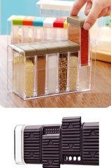 BUFFER® Şeffaf Baharatlık Standı 6lı