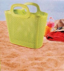 BUFFER® Diamond Çok Amaçlı Plastik Plaj ve Alışveriş Çantası