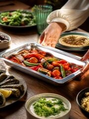 Paslanmaz Çelik Açık Büfe Şarküteri Meze Sunum Tepsisi, Mutfak Küveti 2 Numara