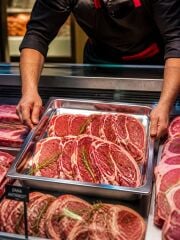 Paslanmaz Çelik Açık Büfe Şarküteri Meze Sunum Tepsisi, Mutfak Küveti 2 Numara