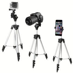 BUFFER® 360 Derece Ayarlanabilir Katlanabilir Profesyonel Çekime Uygun 150 cm Ayaklı Tripod
