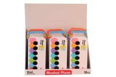 8881-1B DISPLAYDE RENKLİ BEYAZ PİYANO(Belirtilen fiyat, tekli satış için adet fiyatıdır)