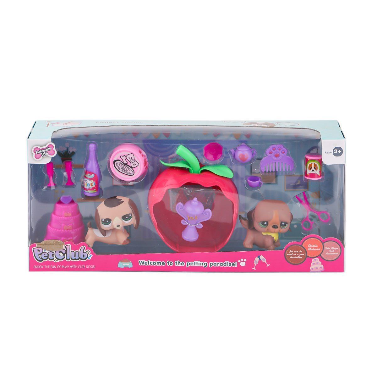 KZL-CL2104 1-2  Elmalı Pet Star Pasta Aksesuarlı -Kızılkaya Oyuncak
